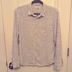 Marine Layer Striped Button Down Shirt Small
